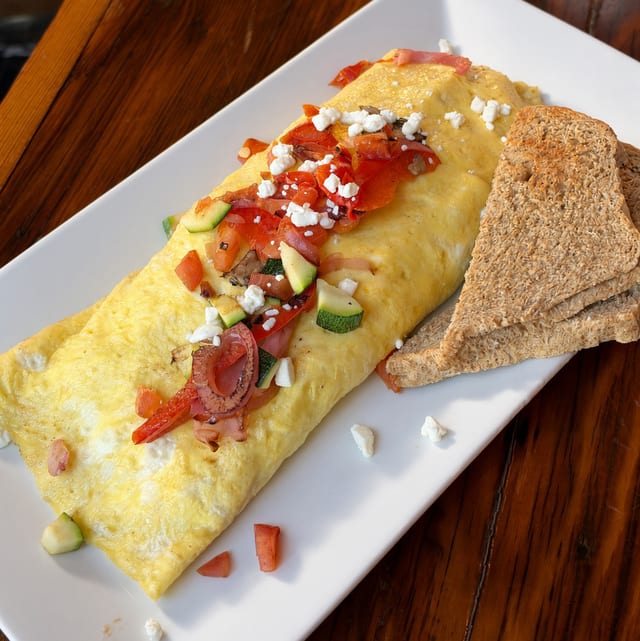 Farmers Market Omelet.